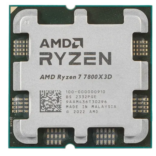 AMD Ryzen 7 7800X3D AM5 4.2GHz CPU 100-000000910