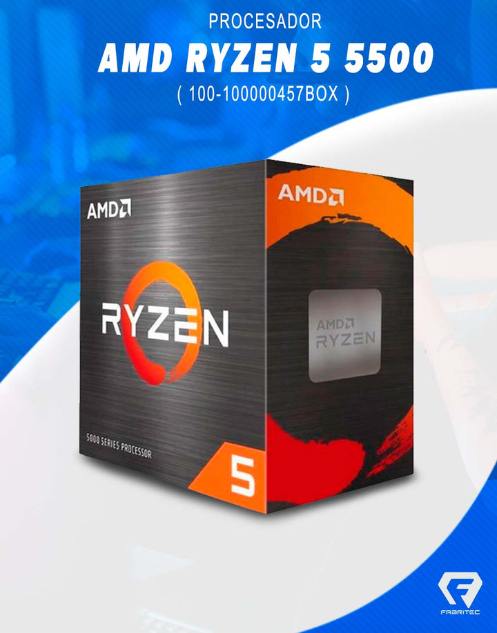 AMD Ryzen 5 5500 AM4 3.6GHz CPU 100-100000457BOX