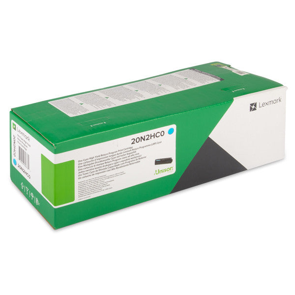 Lexmark Cyan Toner Cartridge 20N2HC0 (20N2HC0)