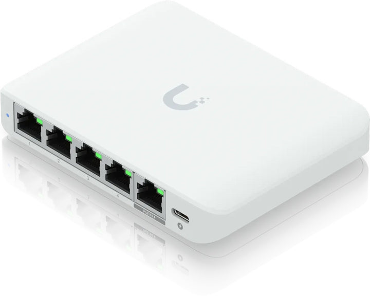 Ubiquiti UniFi Flex Mini 2.5g Ethernet Network Switch USW-FLEX-2.5G-5
