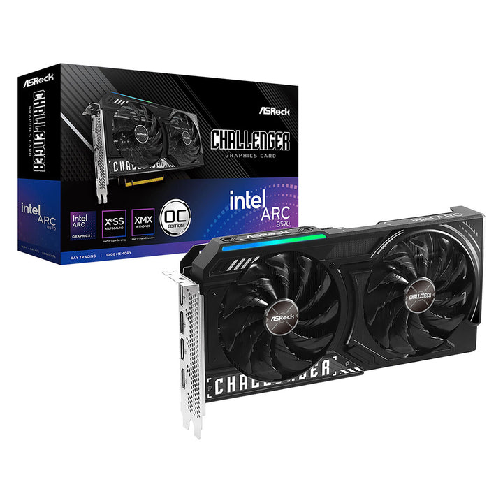 ASRock Challenger Intel Arc B570 10GB Graphics Card 90-GA5KZZ-00UANF