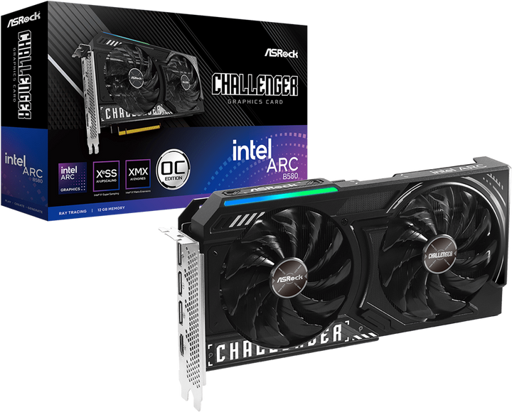 ASRock Challenger Intel Arc B580 12GB Graphics Card 90-GA5LZZ-00UANF