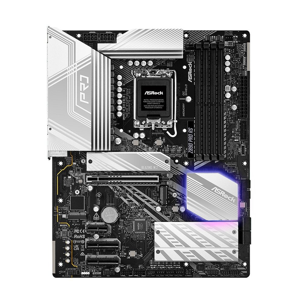 ASRock Z890 Pro Rs ATX SATA DDR5 USB 3.2 Motherboard 90-MXBP10-A0UAYZ (90-MXBP10-A0UAYZ)