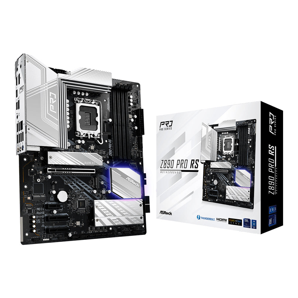 ASRock Z890 Pro Rs ATX SATA DDR5 USB 3.2 Motherboard 90-MXBP10-A0UAYZ (90-MXBP10-A0UAYZ)