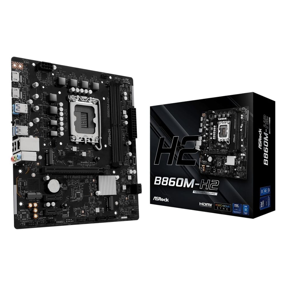 ASRock B860M-H2 Intel B860 LGA1851 ATX Motherboard 90-MXBS0-A0UAYZ (90-MXBS0-A0UAYZ)