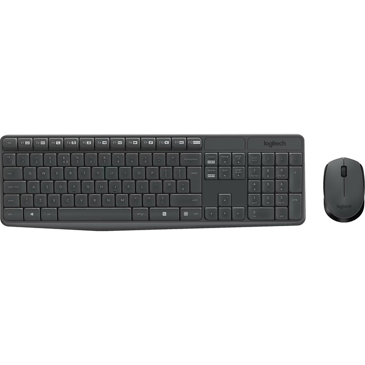 Logitech MK235 Combo Wireless + US Grey USB 2.0 Mouse 920-007931
