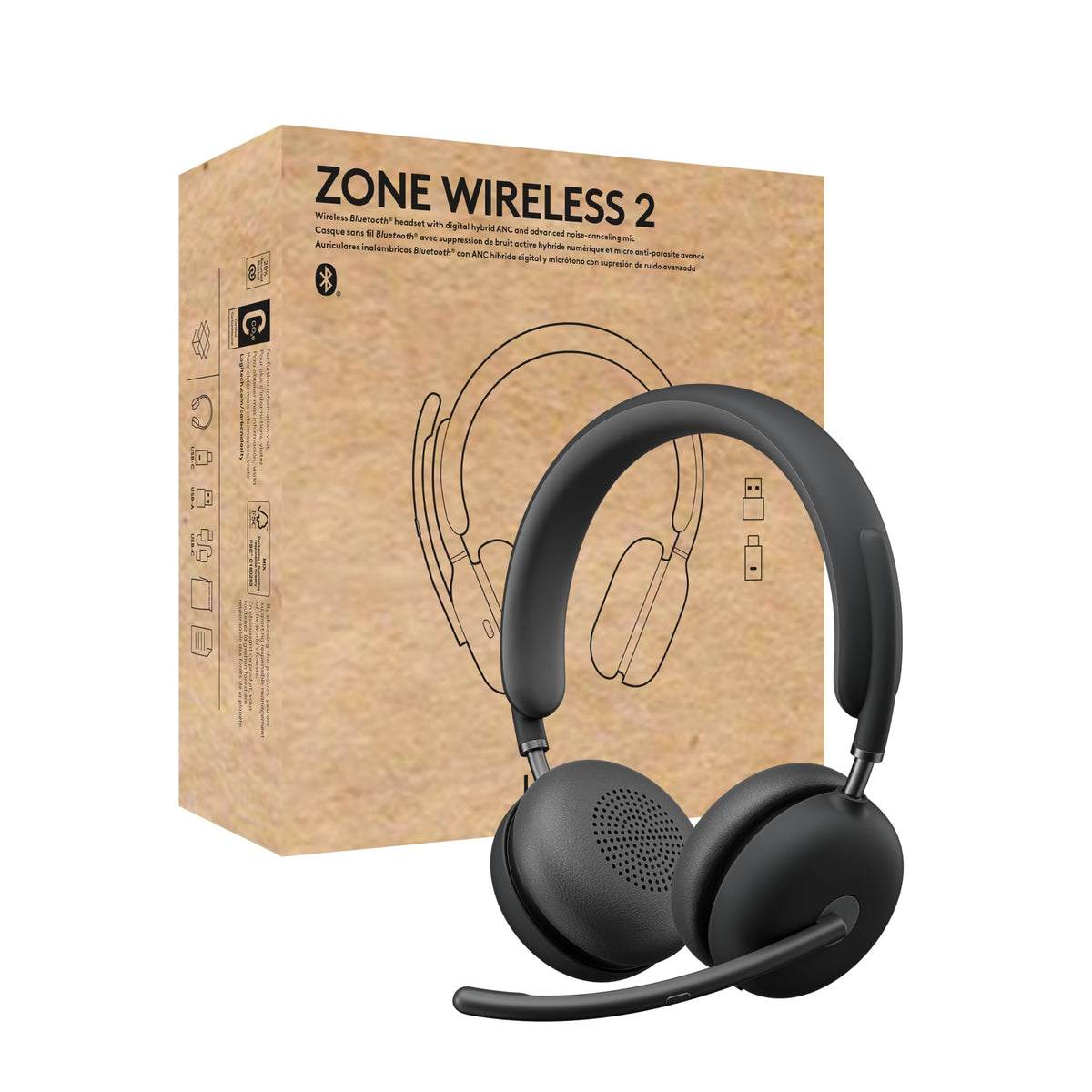Logitech Zone Wireless 2 Bluetooth Headset 981-001436 (981-001436)