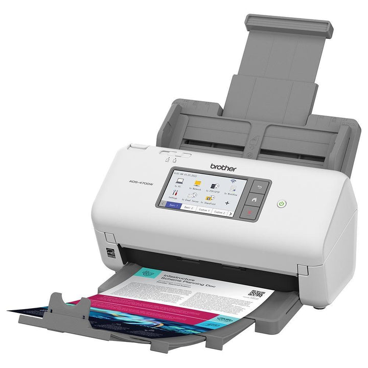 Brother Ads-4700W USB 2.0 USB 3.0 Document Scanner ADS4700WRE1