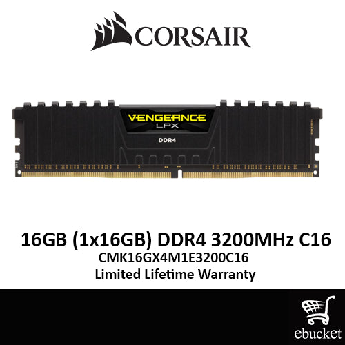 Corsair Vengeance Lpx Module 16GB DIMM DDR4 Memory CMK16GX4M1E3200C16