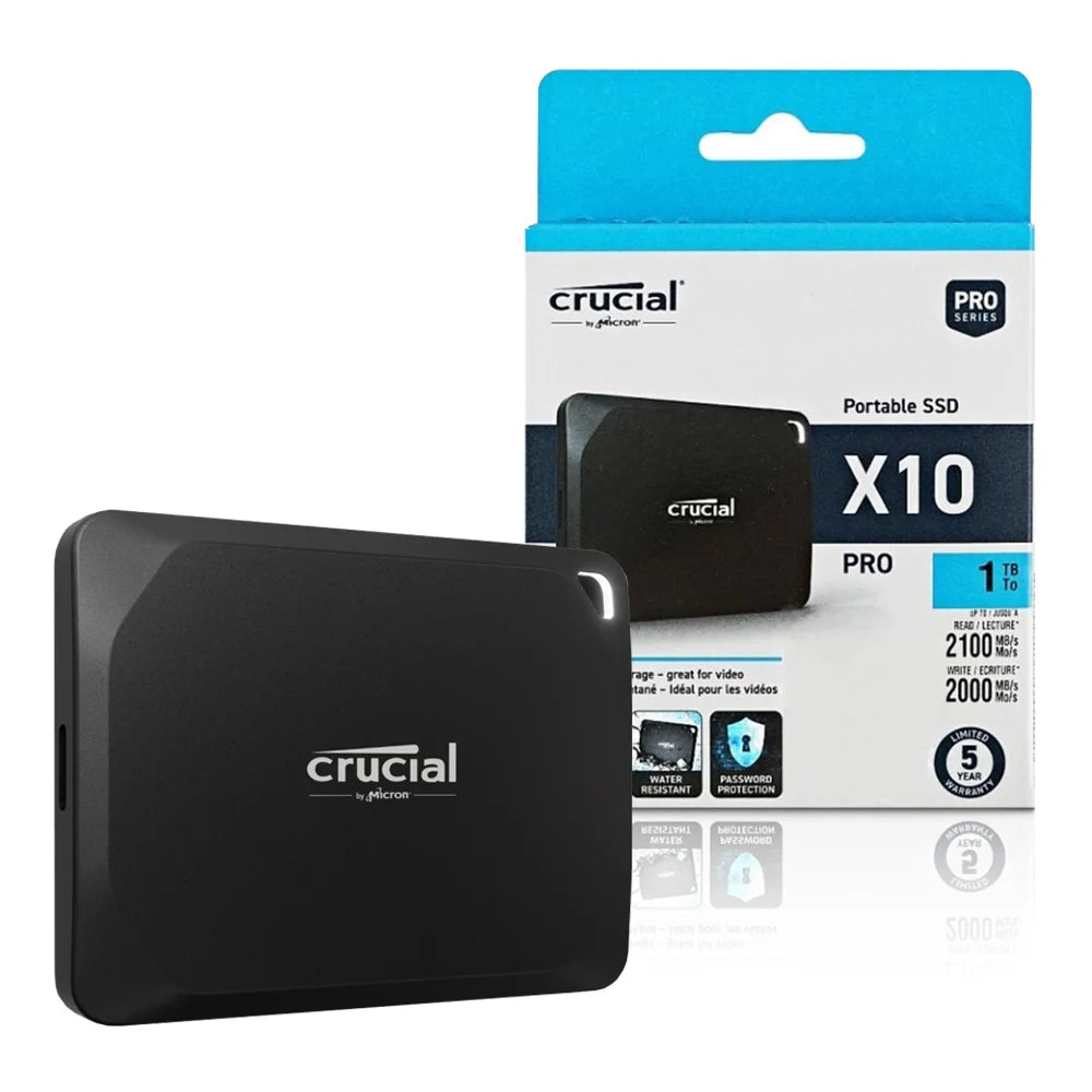 Crucial X10 Pro 1TB USB-C SSD CT1000X10PROSSD9 (CT1000X10PROSSD9)