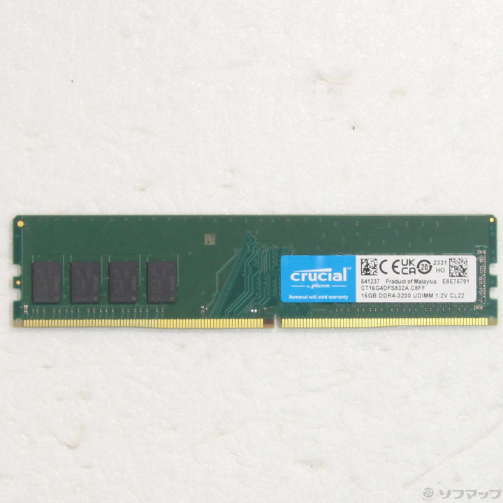Crucial 16GB DIMM DDR4 Memory CT16G4DFS832A