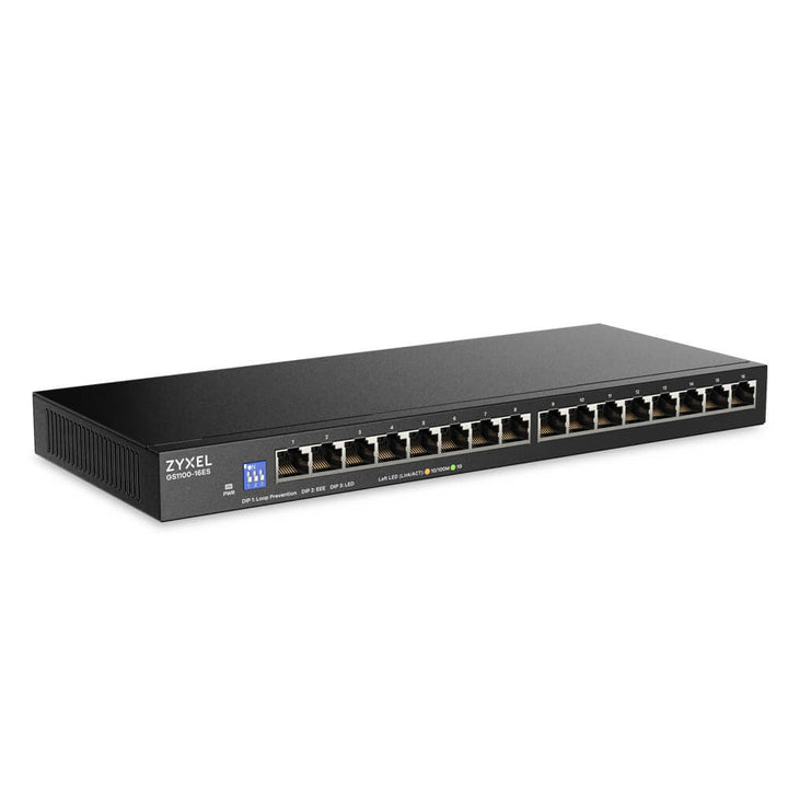 Zyxel GS1100-16ES Unmanaged Slimline Switch GS1100-16ES-EU0101F