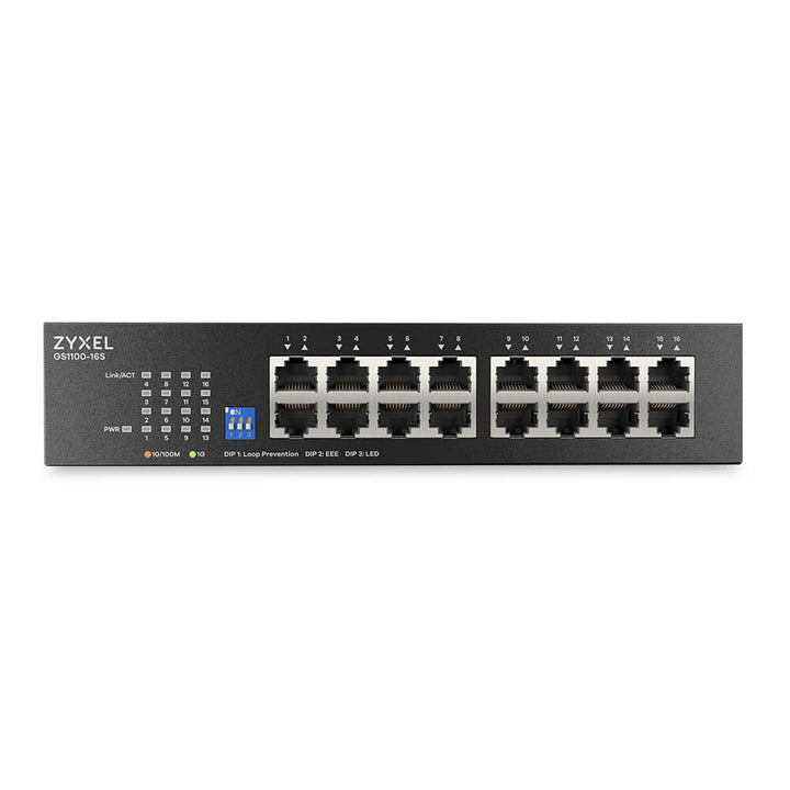 Zyxel GS1100-16 Unmanaged Ethernet Switch GS1100-16S-EU0101F