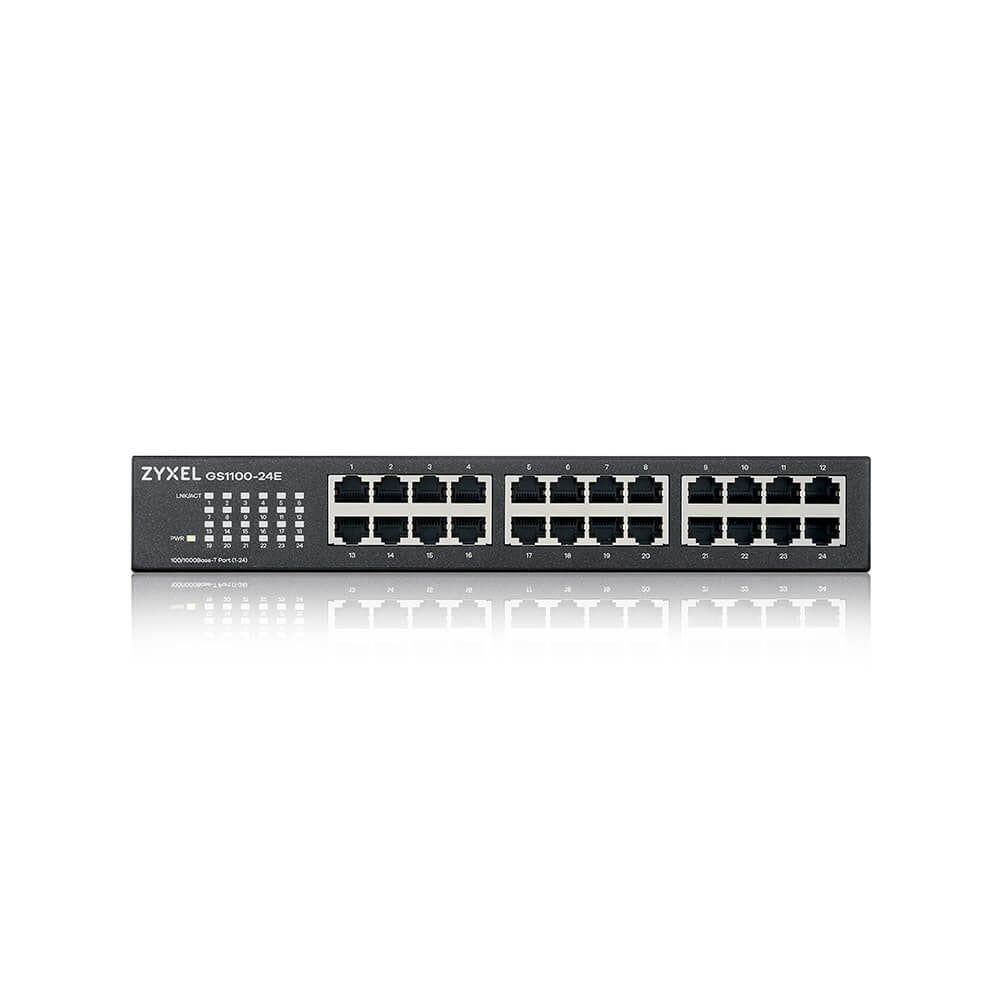 Zyxel GS-1100-24E Unmanaged Ethernet Switch GS1100-24E-EU0104F (GS1100-24E-EU0104F)