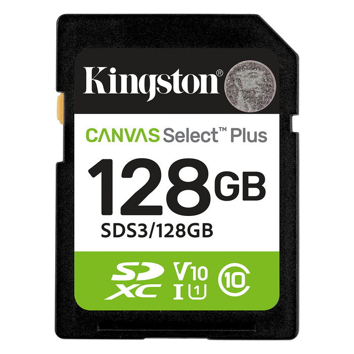 Kingston Canvas Select Plus 128GB microSD Memory Card SDCS3/128GB (SDCS3/128GB)
