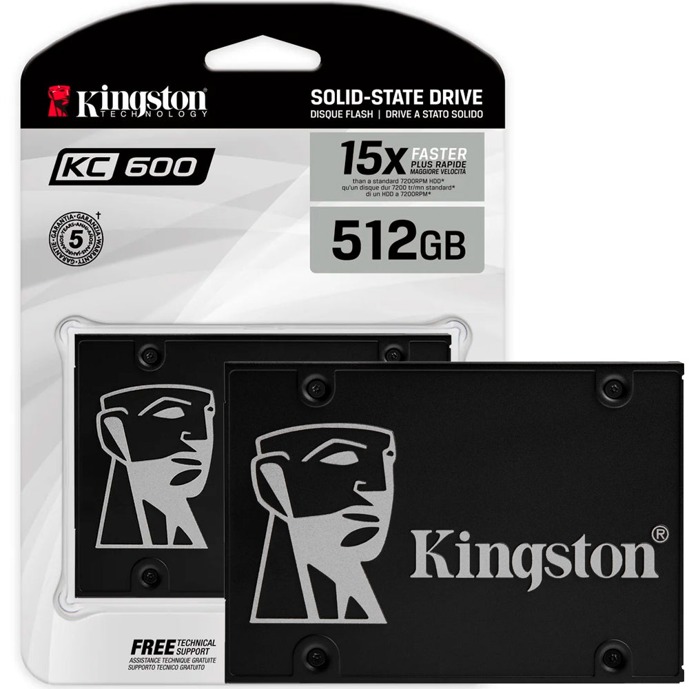 Kingston KC600 512GB 2.5" SSD SKC600/512G (SKC600/512G)
