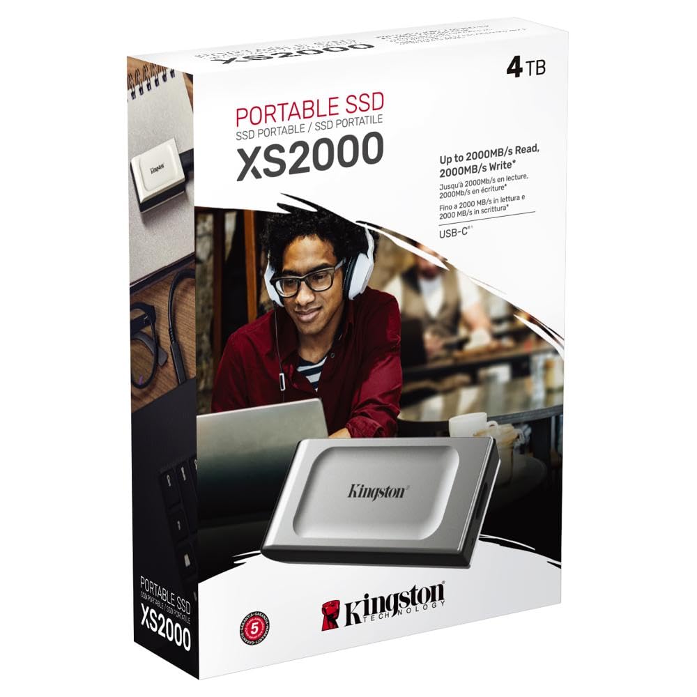 Kingston XS2000 Silver 4TB SSD SXS2000/4000G (SXS2000/4000G)