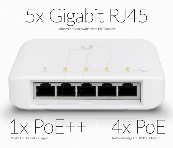Ubiquiti USW-FLEX – Ubiquiti Network Switch USW-FLEX