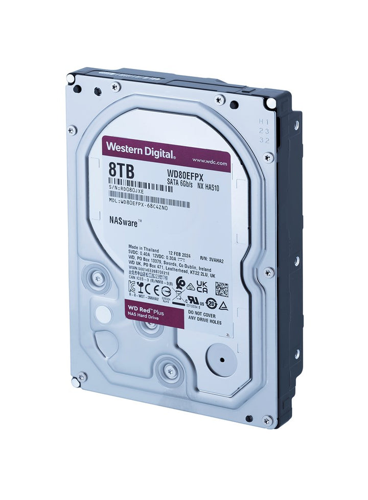 WD Red Plus 8TB 3.5" SATA HDD WD80EFPX