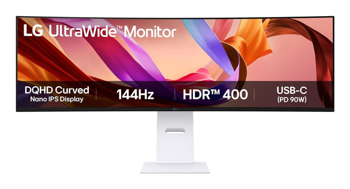 LG UltraWide 49U950A-W 49 Nano IPS USB-C Monitor 49U950A-W.AEU