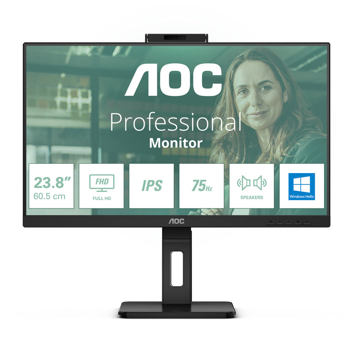 AOC 24 DOCK 4 IPS FHD USB-C Monitor 24P3CW