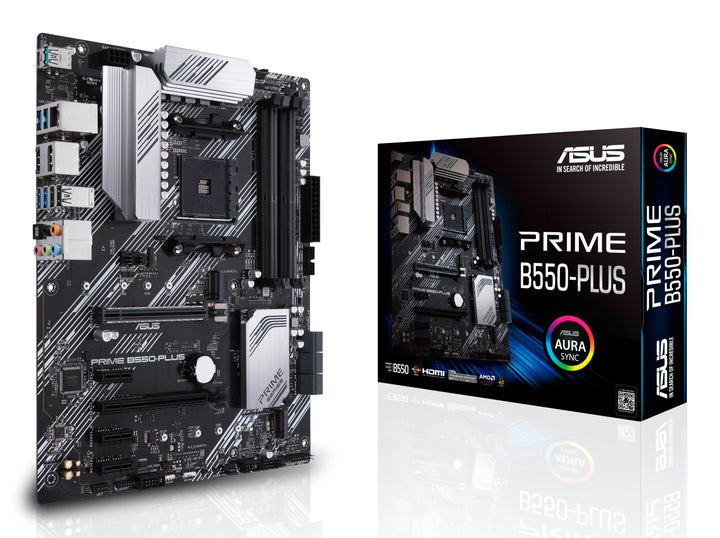 ASUS PRIME B550-PLUS AMD Socket AM4 AMD Motherboard 90MB14U0-M0EAY0