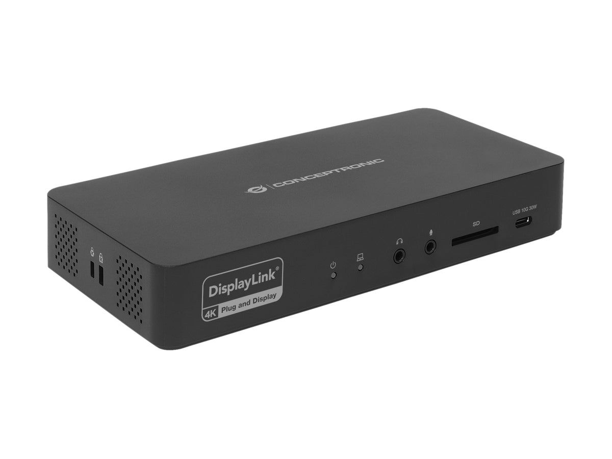 Conceptronic 17-1 Dock ->HDMI DP 60Hz GbE sw Docking Station DONN31B - Icecat 4b4ed951a7b8