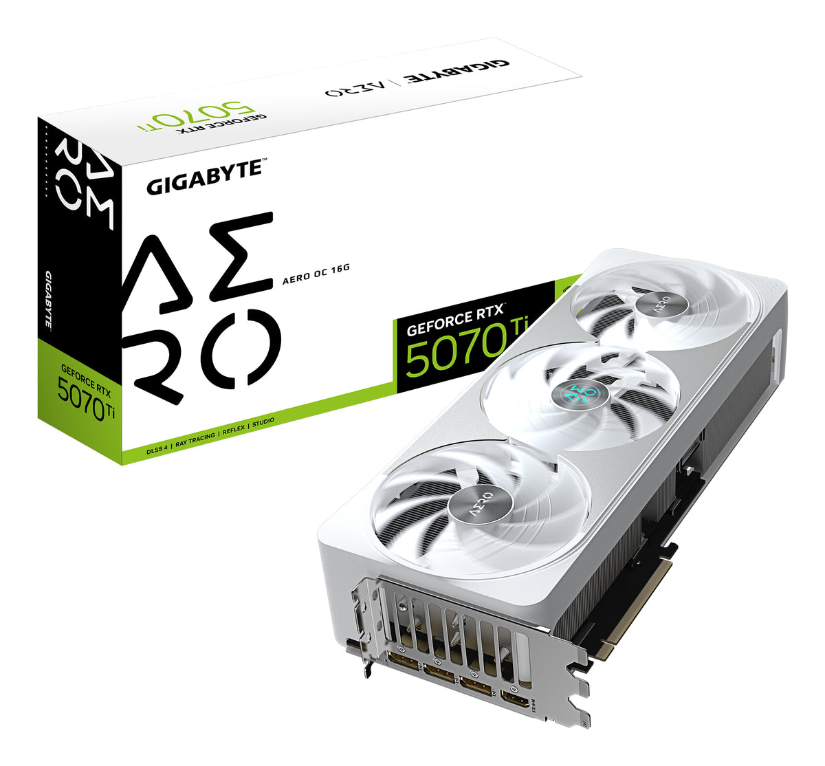 Gigabyte GeForce RTX 5070 Ti 16GB Graphics Card GV-N507TAERO OC-16GD - Icecat 514e17961418
