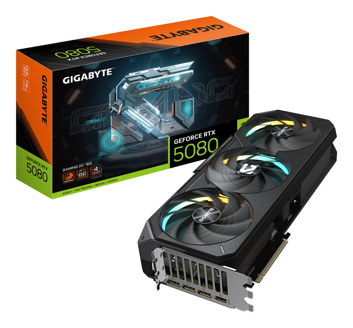 Gigabyte GeForce RTX 5080 16GB Graphics Card GV-N5080GAMING OC-16GD - Icecat 5aca6de26faa
