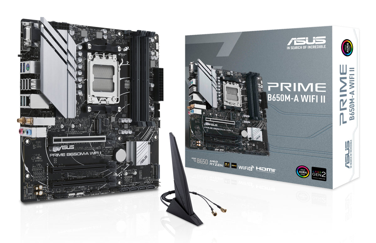 ASUS PRIME B650M-A Wi-Fi II AMD Socket AM5 Motherboard 90MB1EG0-M0EAY0 - Icecat 632310d652e8