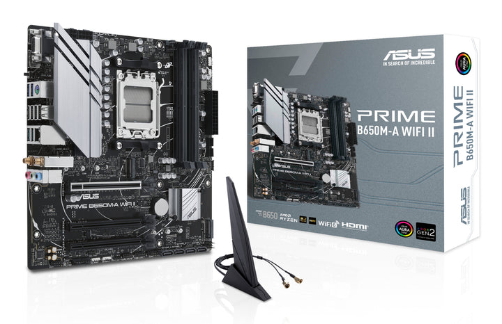 ASUS PRIME B650M-A Wi-Fi II AMD Socket AM5 Motherboard 90MB1EG0-M0EAY0