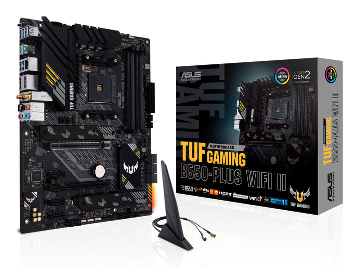 ASUS TUF GAMING B550-PLUS Wi-Fi II AMD ATX Motherboard 90MB19U0-M0EAY0