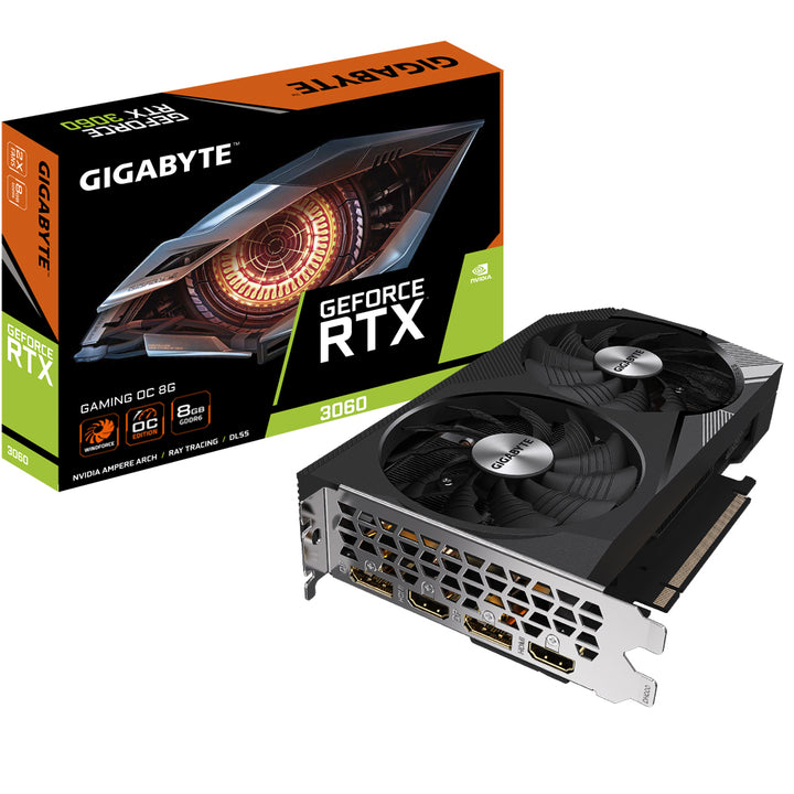 Gigabyte GeForce RTX 3060 8GB Graphics Card GV-N3060GAMING OC-8GD 2.0