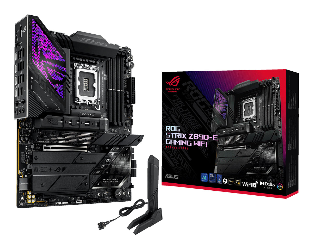 ASUS ROG STRIX Z890-E GAMING Intel LGA ATX Motherboard 90MB1IM0-M0EAY0 - Icecat 8952ef7b33dd