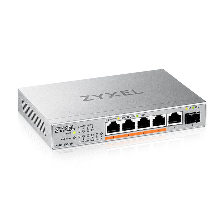 Zyxel XMG-105 10/2.5g MultiGig ++ unmanaged Switch XMG-105HP-EU0101F