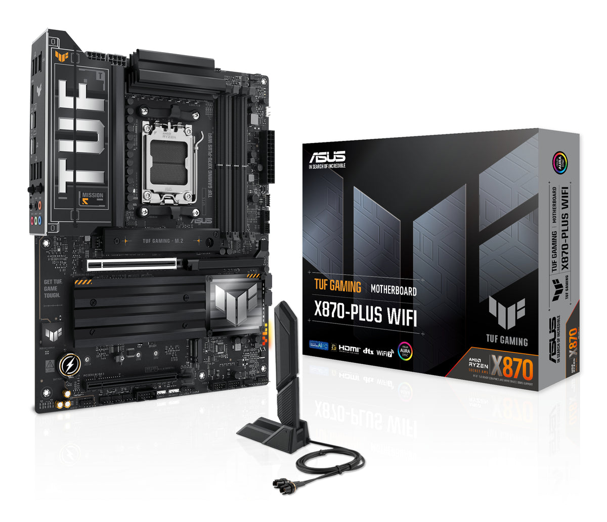ASUS TUF Gaming X870-PLUS Wi-Fi ATX SATA Motherboard 90MB1IU0-M0EAY0 - Icecat 9fe19a8364c9