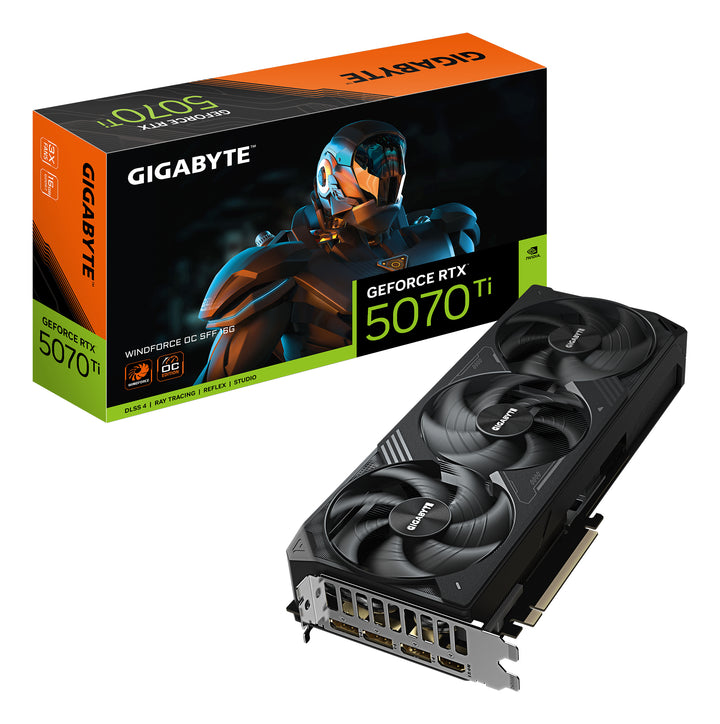 Gigabyte GeForce RTX 5070 Ti 16GB Graphics Card GV-N507TWF3OC-16GD