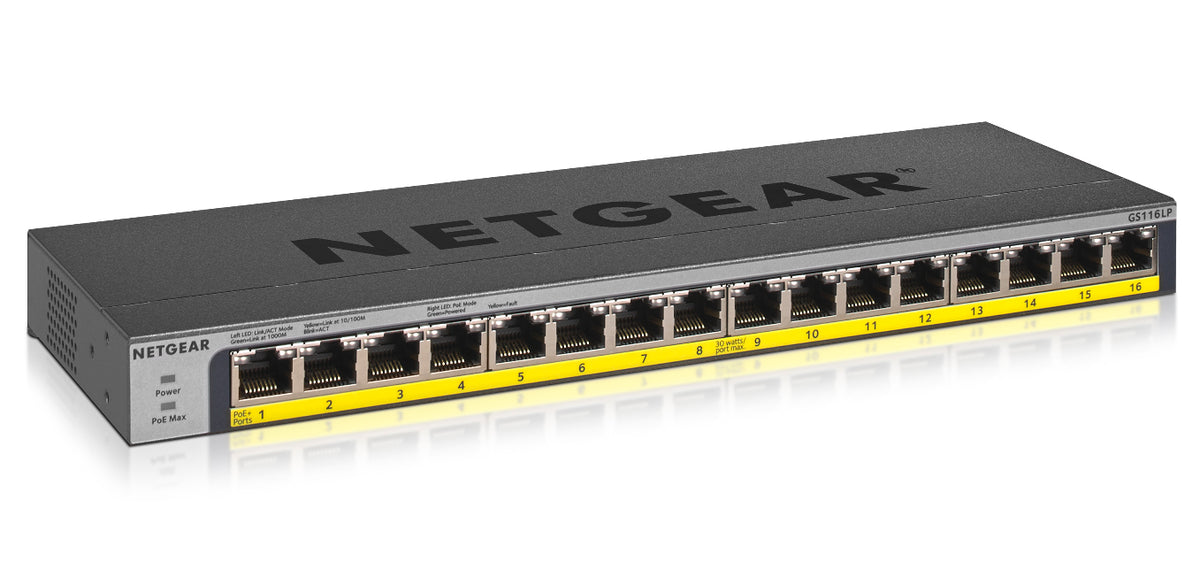 Netgear GS116LP PoE Ethernet Switch GS116LP-100EUS - Icecat ba46d90055ce