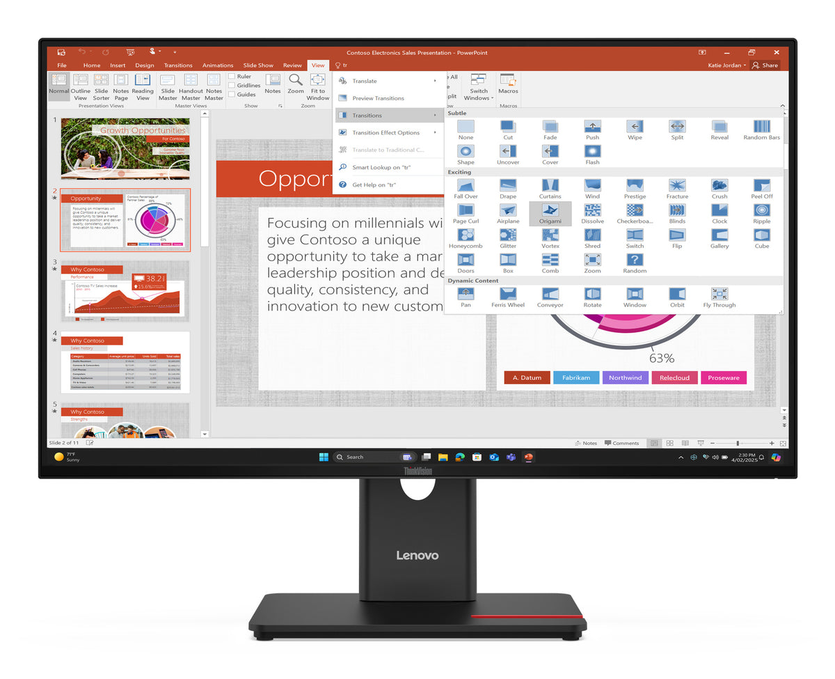Lenovo ThinkVision T27- IPS USB-C 27" Monitor 64A5MAT6EU - Icecat c979f8f626ee