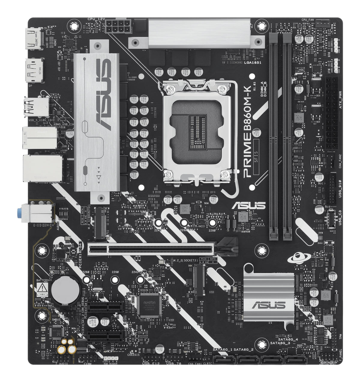 ASUS PRIME B860M-K ATX SATA DDR5 UDIMM Motherboard 90MB1JT0-M0EAY0 - Icecat cbf73c8ed4e5