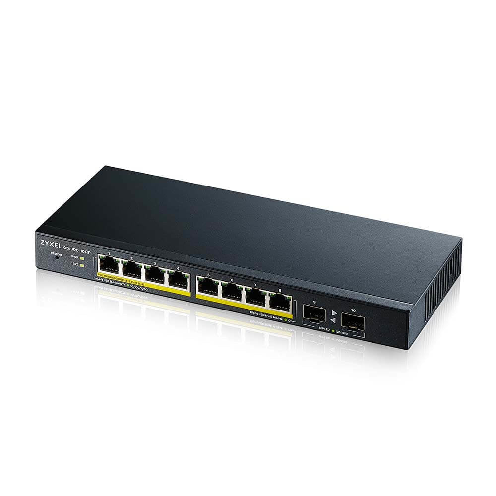 Zyxel GS190010HP Ethernet Switch GS1900-10HP-EU0102F - Icecat db8f18e41764