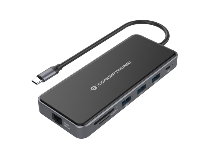 Conceptronic USB-C USB 3 USB 2.0 USB 3.0 Docking Station DONN15G