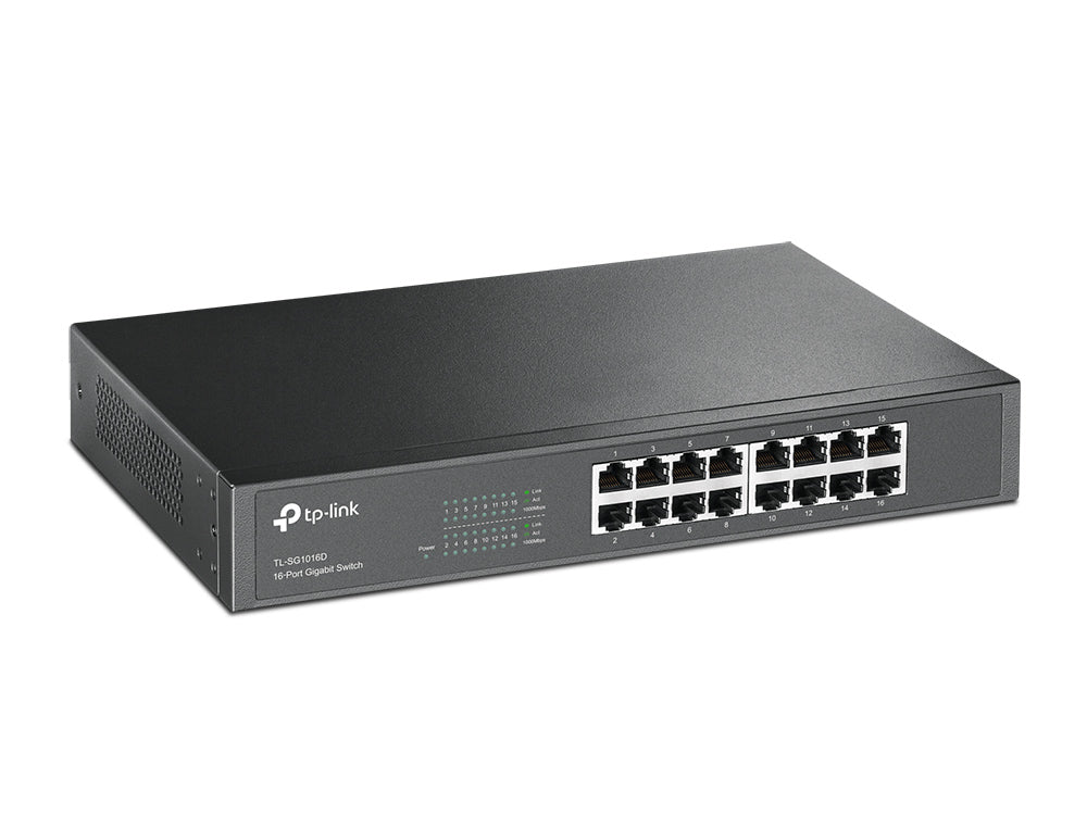 TP-Link 16-Port Gigabit Ethernet Switch TL-SG1016D - ITscopeFeed f04b6ac8be9b