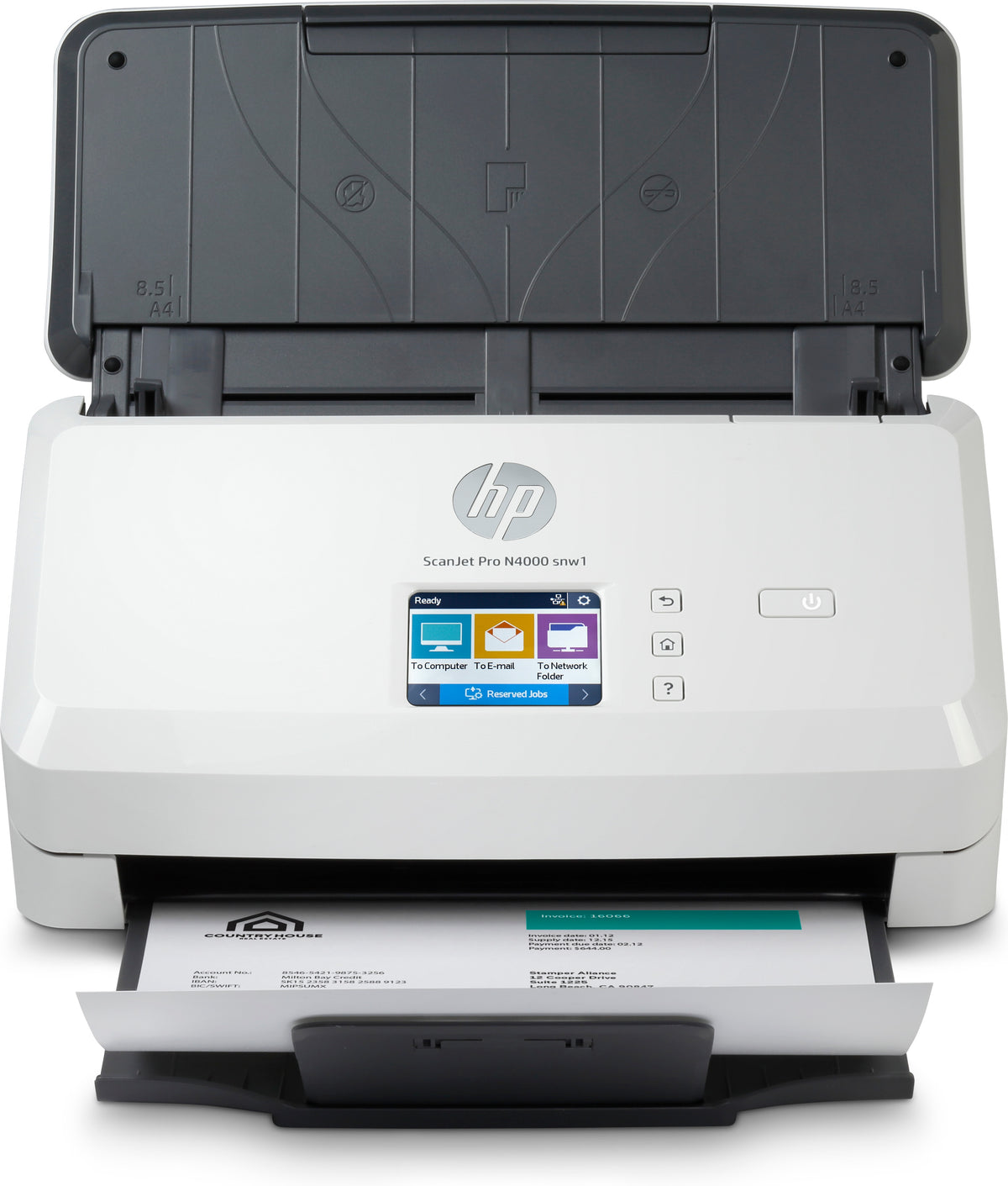 HP ScanJet Pro N4000 snw1 USB 3.0 Document Scanner 6FW08A#B19 - Icecat f95203b15ece