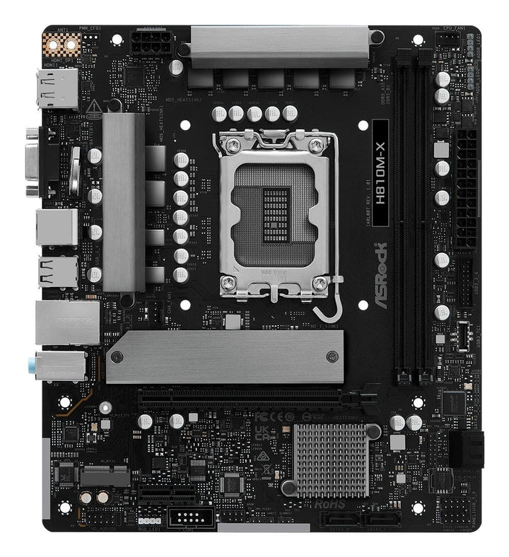 ASRock H810M-X Intel 1851 LGA1851 ATX SATA Motherboard 90-MXBS4-A0UAYZ