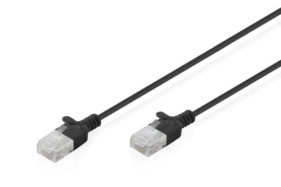 DIGITUS CAT 6 U-UTP Slim patch 1 m Cable DK-1618-010S-BL - ITscopeFeed 0741789ff6bc