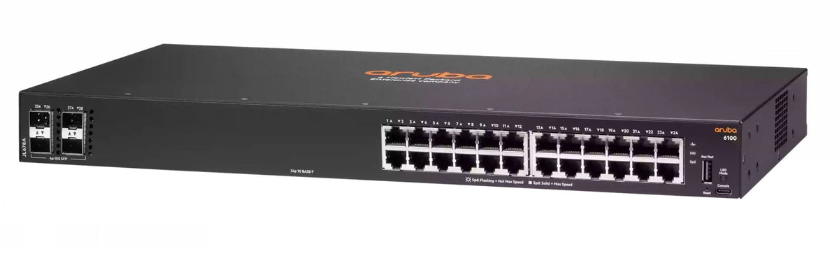 HPE 6100 24g 4Sfp+ Ethernet USB-C Switch JL678A#ABB - OwnerApprovedWeb 2cbd2574785f
