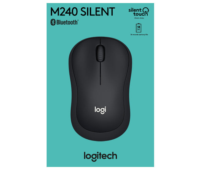 Logitech M240 Silent Graphite Bluetooth Mouse 910-007119