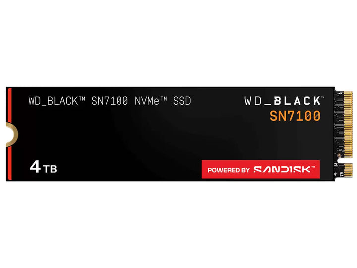WD SN7100 M.2 2280 4TB NVMe PCIe 4.0 SSD WDS400T4X0E