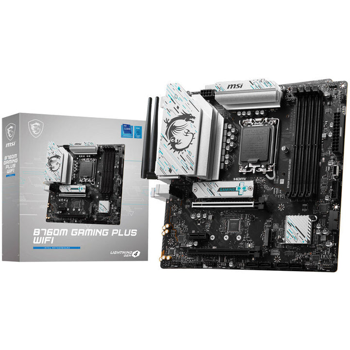 MSI B760M Gaming Plus Socket LGA 1700 Intel B760 Motherboard 7D99-017R